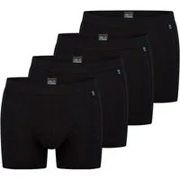 Schiesser Retro Boxer 4er Pack Long Life Cotton (Spar-Set, 4-St) Retro Short / Pant - Baumwolle - ohne Eingriff - Atmungsaktiv