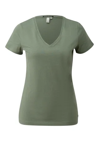 qs - T-Shirt olive - Gr. - XXL