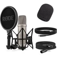 RØDE Mikrofon Rode NT1 5th Generation XLR USB Mikrofon mit Popfilter