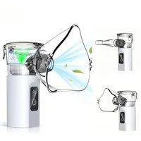 Luckice Inhalator Inhalationsgerät mit 1800mAh Akku, Inhalator für Erwachsene und Kinder, 3 Modi,Einfach zu bedienen & reinigen, Effiziente Zerstäubung für Heim & Reise