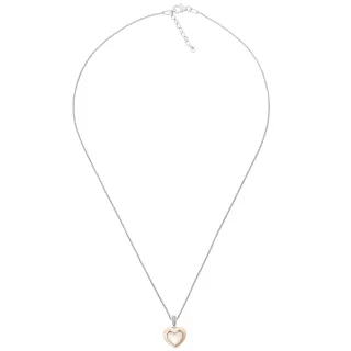 Orphelia 'Debby' Damen-Kette mit Anhänger aus 925er Sterlingsilber, Silber/Rosé, ZH-7289/RG