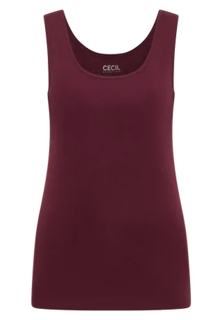 Cecil - Basic Top rot/violet - Gr. - XS