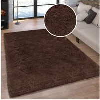 OTTO home Hochflor-Teppich Silky, besonders weich und kuschelig, sehr dichte Qualität, rechteckig, Höhe: 33 mm, rutschhemmend beschichtet, waschbar, uni, Wohnzimmer, Schlafzimmer