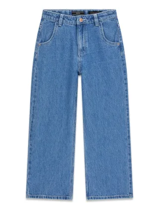 Guess Kids - OVERSIZE RGD DNM PANTS W/LASER HEART TOKYO WASH - Gr. - 10
