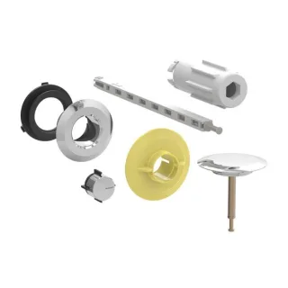 Geberit 245428211 mit Druckbetätigung PushControl, chrg
