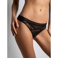 PASSIONATA Tanga MADDIE Tülleinsatz, florale Spitze, elastischer Bund