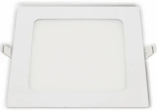 OPTONICA LED-Einbauleuchte 2630, 18 W, 1500 lm, 6000K, eckig, 95 RA, weiß