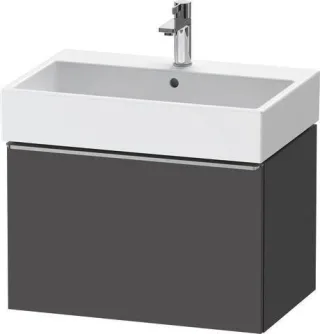 Duravit D-Neo Waschtischunterbau wandhängend Graphit Matt 684x442x440 mm - DE4272070490000 DE4272070490000