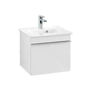 Villeroy und Boch Venticello Waschtisch-Unterschrank A93101DH 46,6 x 42 x 42,6 cm, Griff Chrom, Glossy White