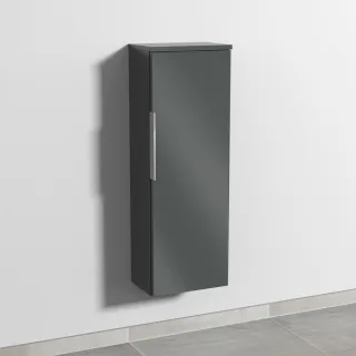 Sanipa 3way Mittelschrank mit 1 Tür, Anthrazit-Glanz, UF16779 UF16779