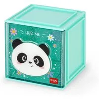 Legami Aufbewahrungsbox LEGAMI Erweiterbare Schreibtischbox - Cutie Cube - PANDA