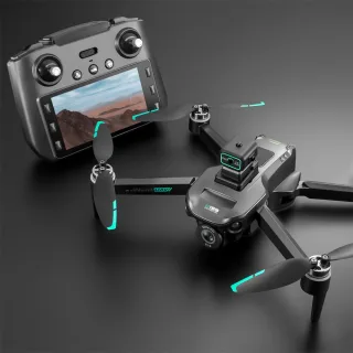 YLR/C S159 GPS 5G WiFi FPV with 5.9inch LCD Screen Controller 720P HD Dual Camera Servo Gimbal 360° Obstacle Avoidance B