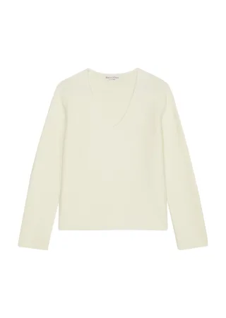 Marc OPolo Casual - V-Neck Pullover Loose beige - Gr. - XS