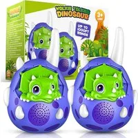 LaCute Walkie Talkie Dinosaurier Walkie Talkie Spielzeug Kinder Outdoor Funkgerät, (Walkie-Talkie Spielzeug-Set für Kinder mit Dinosaurier-Design, 2-St., 2x Kinder-Walkie-Talkie im Dinosaurier-Design für Outdoor-Spiele), Dinosaurier-Design kindgerech