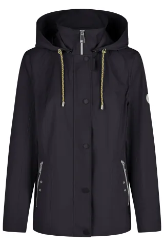 Barbara Lebek - Jacke mit Kapuze black - Gr. - 42