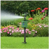 ISOTRONIC Wasserstrahl-Tiervertreiber solarbetrieb, Bewegungssensor: Vertreibt Wildtiere, 1-tlg., Reichweite Wasserstrahl bis zu 10 m