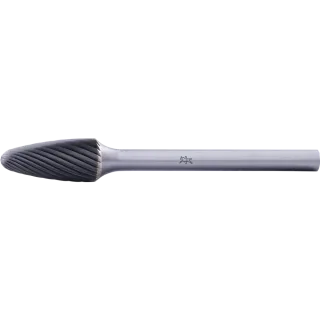 PFERD TOOLS Hartmetall Hochleistungsfrässtift Rundbogen RBF Ø 06x13mm Schaft-Ø 3mm Z5 HICOAT beschichtet universal fein - 21230054