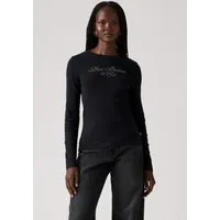 Levi's® Langarmshirt GR ESSENTIAL LS T mit Glitzersteinen