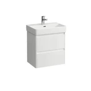 LAUFEN Waschtischunterschrank BASE 2.0 361x521x515 2 Schubl m. Griffmulde f.WT H818958 weiß matt, H4 H4112521082601