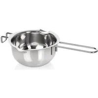 Wenco Schale Schmelzschale aus Edelstahl 390 ml, (hitzebeständig, 1-tlg), Schmelztopf Ideal zum Schmelzen von Schokolade & Zubereiten von Soßen