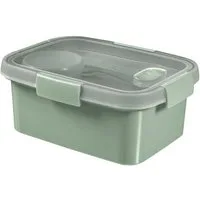 Curver Vorratsdose LUNCH KIT Smart To Go Eco 1.2L Lebensmittelbehälter, Auslaufsicherer Deckel, Ventil im Deckel