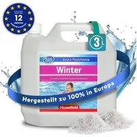 Azuro Poolpflege Winter Winterschutzmittel für Pool 1L/3L, Verhindert Kalkablagerungen & Erleichtert die Reinigung im Frühjahr