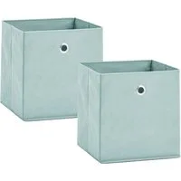 Zeller Present Aufbewahrungsbox (Set, 2 St), faltbar und schnell verstaut