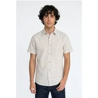 Jack & Jones Kurzarmhemd JJCHAD OXFORD STRIPE SHIRT SS
