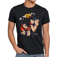 style3 T-Shirt Goku Ruffy - one piece japan anime luffy manga monkey ruffy