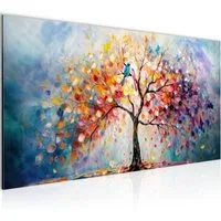 Runa Art XXL-Wandbild Baum Modern Bild auf Vlies Leinwand Natur Wohnzimmer