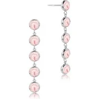 LUISIA® Paar Ohrstecker "Ohrringe Calanthe mit fünf Kristallen von Swarovski®" (2-tlg., inkl. Schmuckbox)