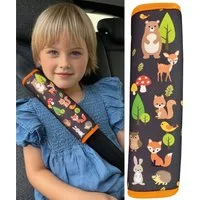 HECKBO Schlafkissen Kinder Auto Gurtpolster Gurtschutz Sicherheitsgurt Polster
