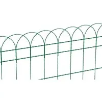 Alberts Zaun Alberts 611859 Ziergeflecht Rondo, grün, Höhe 65 cm, Länge 10 m, Alberts Ziergeflecht Rondo Ziergitter Zierzaun Beetumrandung Zaun Höhe