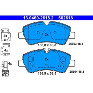 ATE Bremsbel?ge hinten Ford Tourneo V362 Transit V362