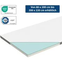 Genius, Topper EaZzzy Trend 180x200 cm, OEKO-TEX® Standard 100 , 5 cm hoch, (1-tlg.Set), Memory Schaum, Allergiker geeignet, Matratzenauflage
