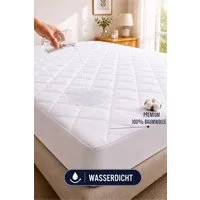 Matratzenschoner Wasserdichter gesteppter Matratzenschoner aus 100 % Baumwolle Formeya
