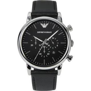 Emporio Armani Luigi Herrenuhr schwarz AR1828