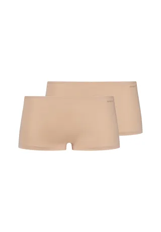 SKINY - Skiny Damen Pants Doppelpack SKINY ADVANTAGE Cotton Stretch beige - Gr. - 36