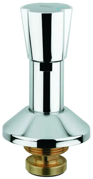 Grohe Oberteil 11516 1 1/4" für UP-Ventile Dreikantgriff blau/rot chrom, 11516000 11516000