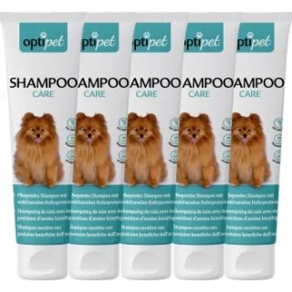 OptiPet Hundeshampoo für gepflegetes Fell 5x250 ml
