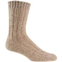 FussFreunde Norwegersocken 2 Paar, 100% Wollsocken mit Alpaka, NATUR PUR, mit ANTI-LOCH-GARANTIE (2 Paar) Spitze und Ferse verstärkt, absolut wärmend