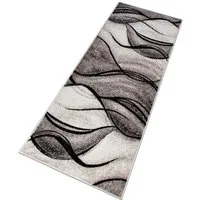 OTTO home Läufer Tritom, rechteckig, Höhe: 9 mm, mit besonders weichem Flor, Kurzflor, modernes Wellen Muster