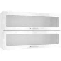 KOCHSTATION Klapphängeschrank KS-Milan Klapphängeschrank 100 cm, matte oder hochglänzende Fronten
