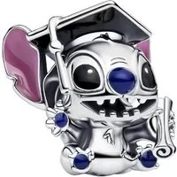 Pandora Charm-Einhänger 793789C01, Pandora, Disney, Stitch, Charm, Abschluss, Kappe