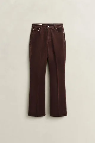 GANT - Cordjeans mit ausgestelltem Bein DEEP BROWN - Gr. - 27