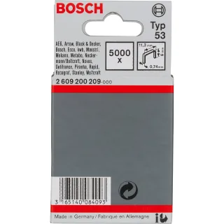 Bosch Feindrahtklammer Typ 53, 11,4mm breit - 2609200209