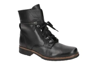 Gabor Damen Stiefeletten 74.676.27 Schwarz - Elegant, Best Fitting, Leder, Te...