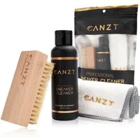 Canzt Sneaker Reiniger Set – Schuhputzset für Wildleder, Nubuk & Stoff Schuhreiniger (Set, [- Enthält 118 ml Sneaker Cleaner, Schuhbürste und Mikrofasertuch. Entfernt Schmutz von Wildleder, Nubuk, Suede, Mesh, Stoff und Leder)