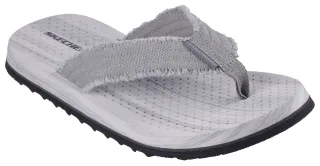 Skechers Zehentrenner "TANTRIC-FRITZ", Sommerschuh, Schlappen, Poolslides, Badeschuh, mit weichem Zehensteg