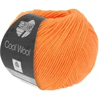 LANA GROSSA COOL WOOL pflegeleichtes Strickgarn extrafeine Merinowolle Häkelwolle, 160 m (Strickgarn aus extrafeiner Merinowolle, kuschelig weich und pflegeleicht), 50 g